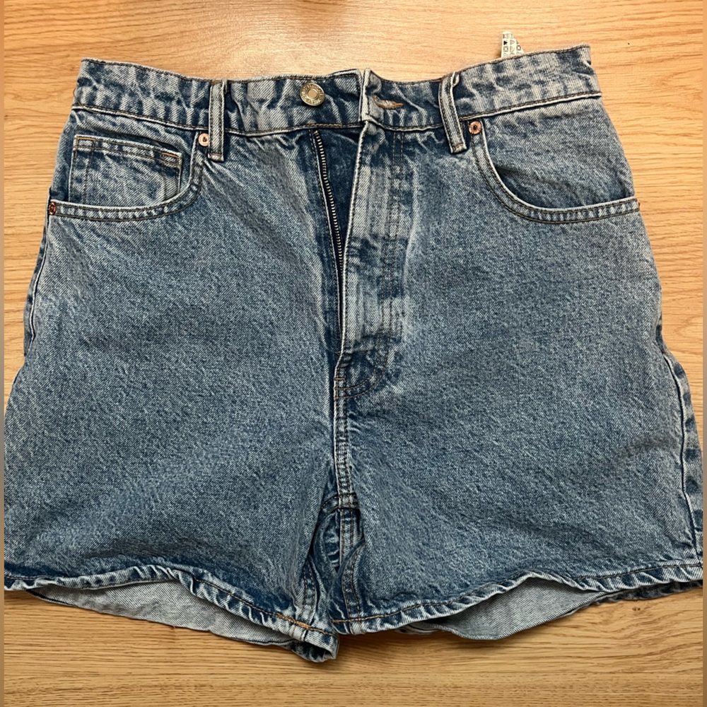 Zara denim boyfriend shorts sz8